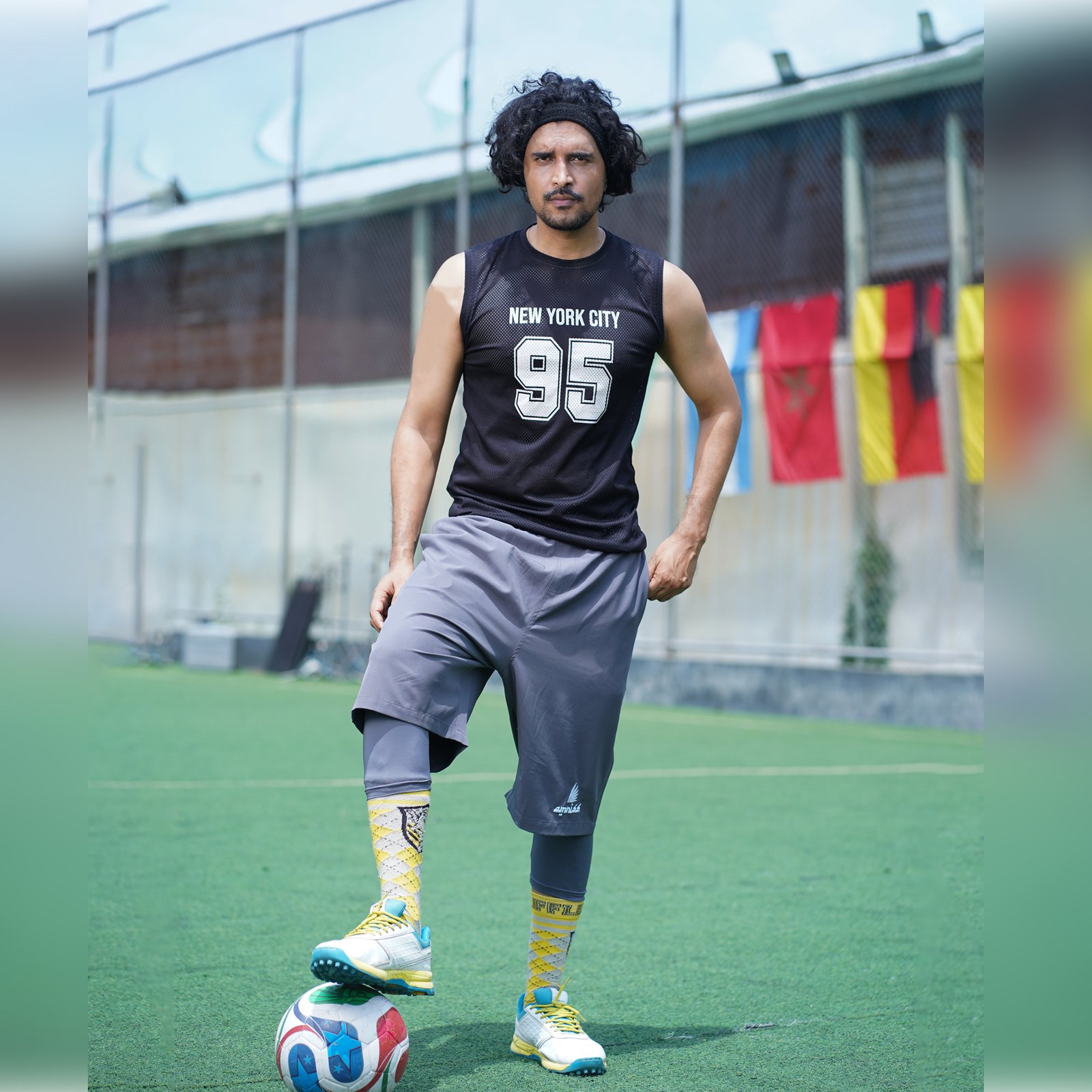 2-in-1 Performance Compression Shorts Halal Shorts ASH GRAY gallery image