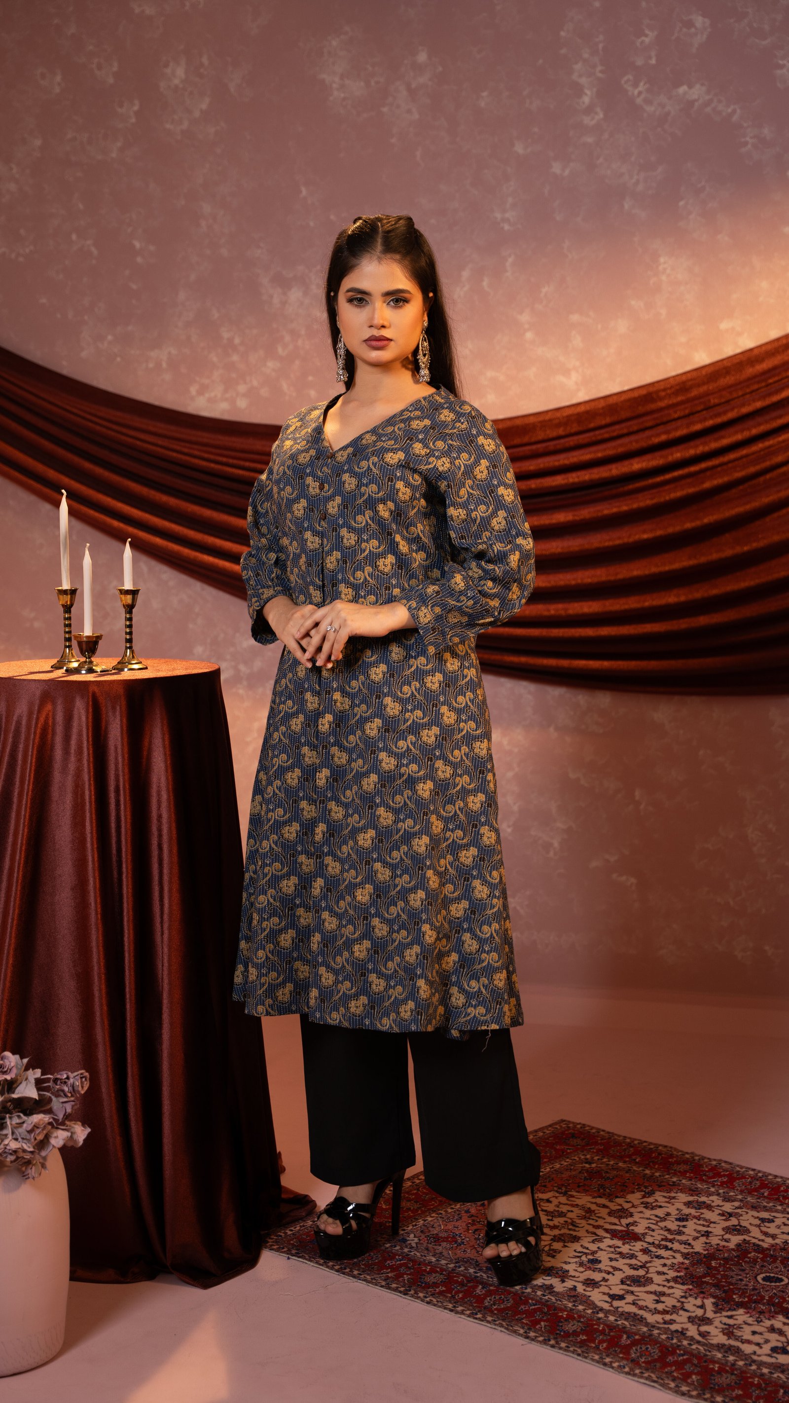 AMRISS Ladies Kurta One Piece | Elegant Printed Women's Kurti