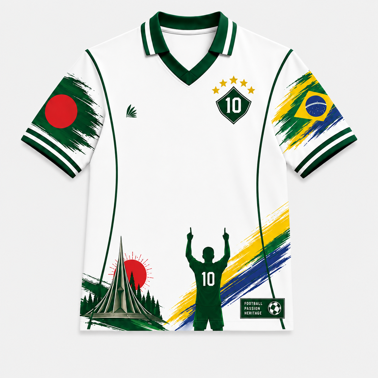 Bangladesh & Brasil FIFA Polo Shirt