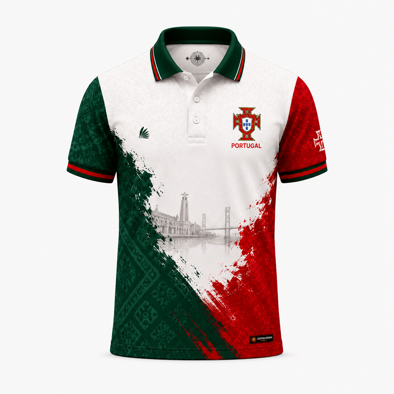 Portugal & Bangladesh FIFA Polo Shirt White gallery image