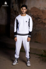 Sweat Shirt Set-White - Image 2