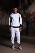 Sweat Shirt Set-White - Image 3