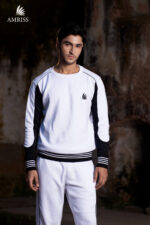Sweat Shirt Set-White