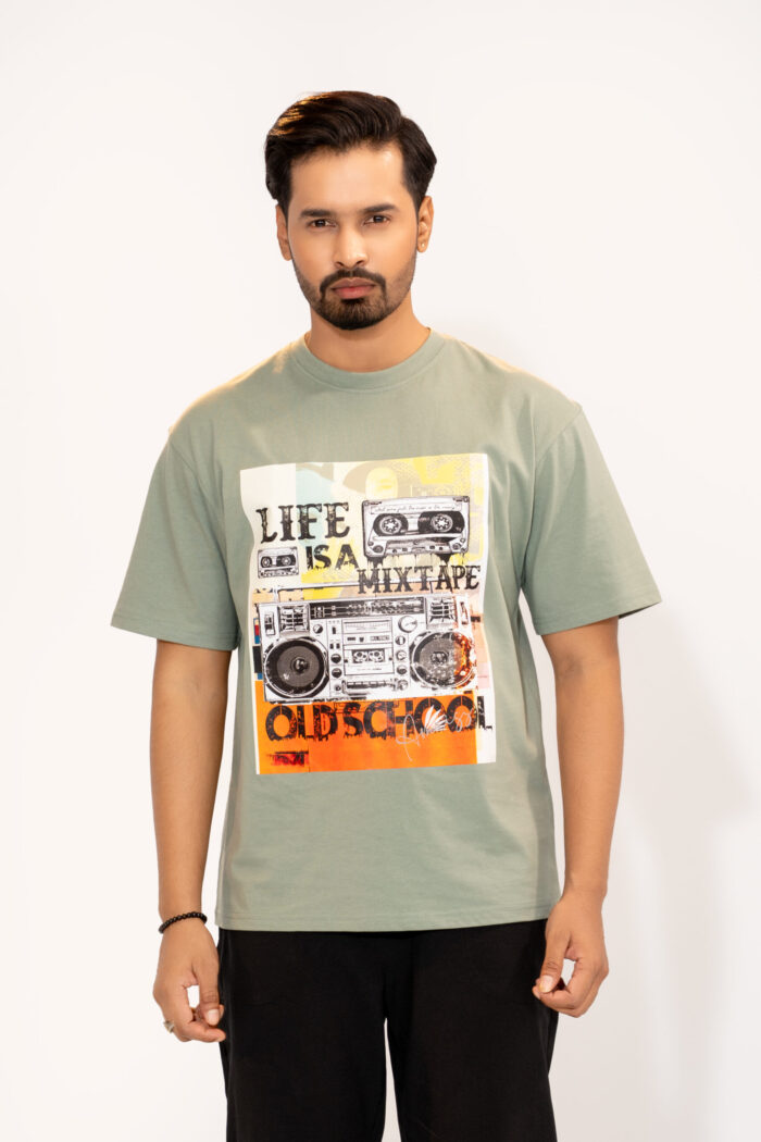 Drop Shoulder Fit T-Shirt - Image 1