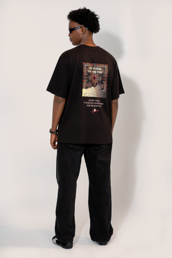 Drop Shoulder Relaxed Fit T-Shirt - Image 3