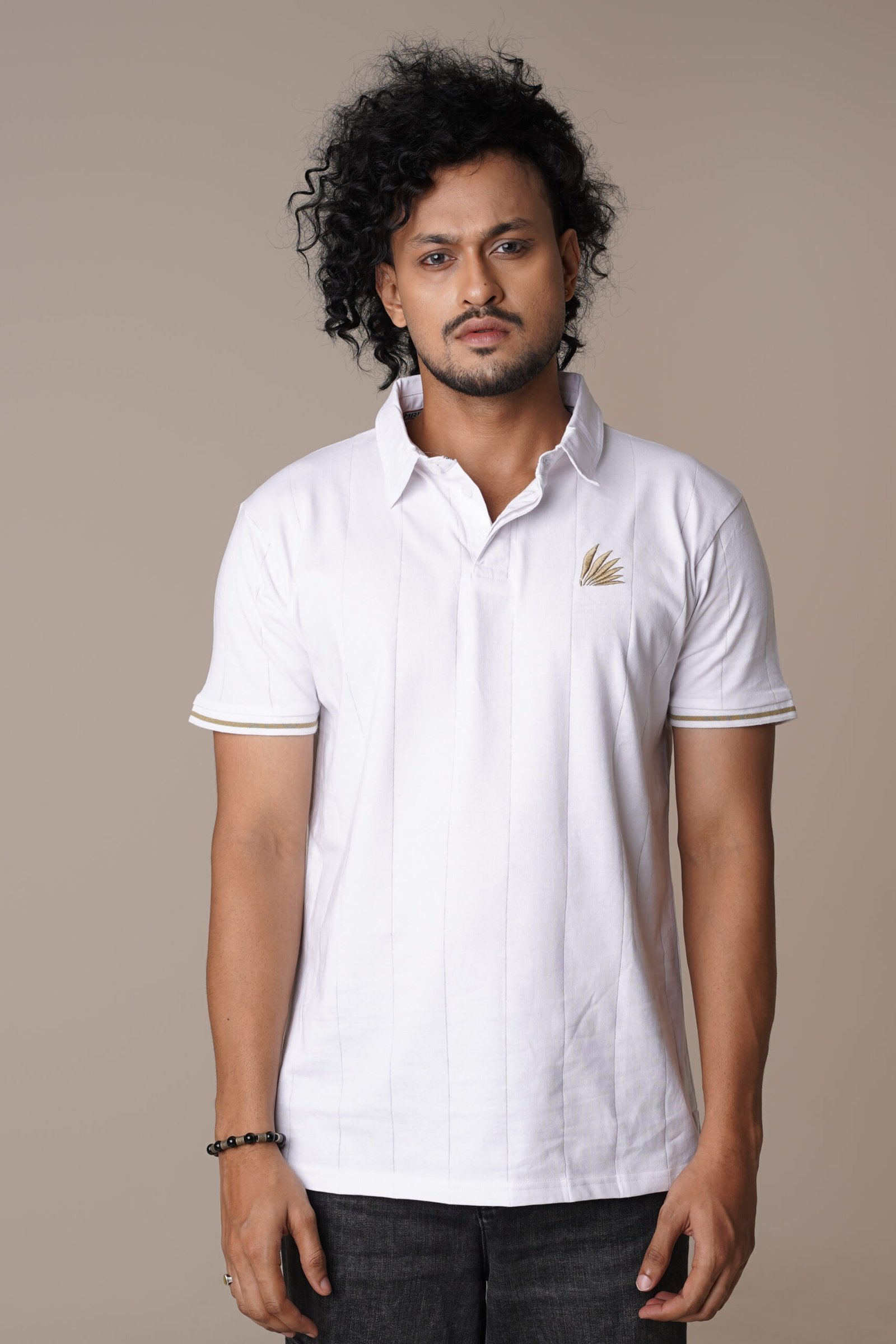 ARI03256 Premium Drop Needle Amriss Signature Men's Polo - Image 1