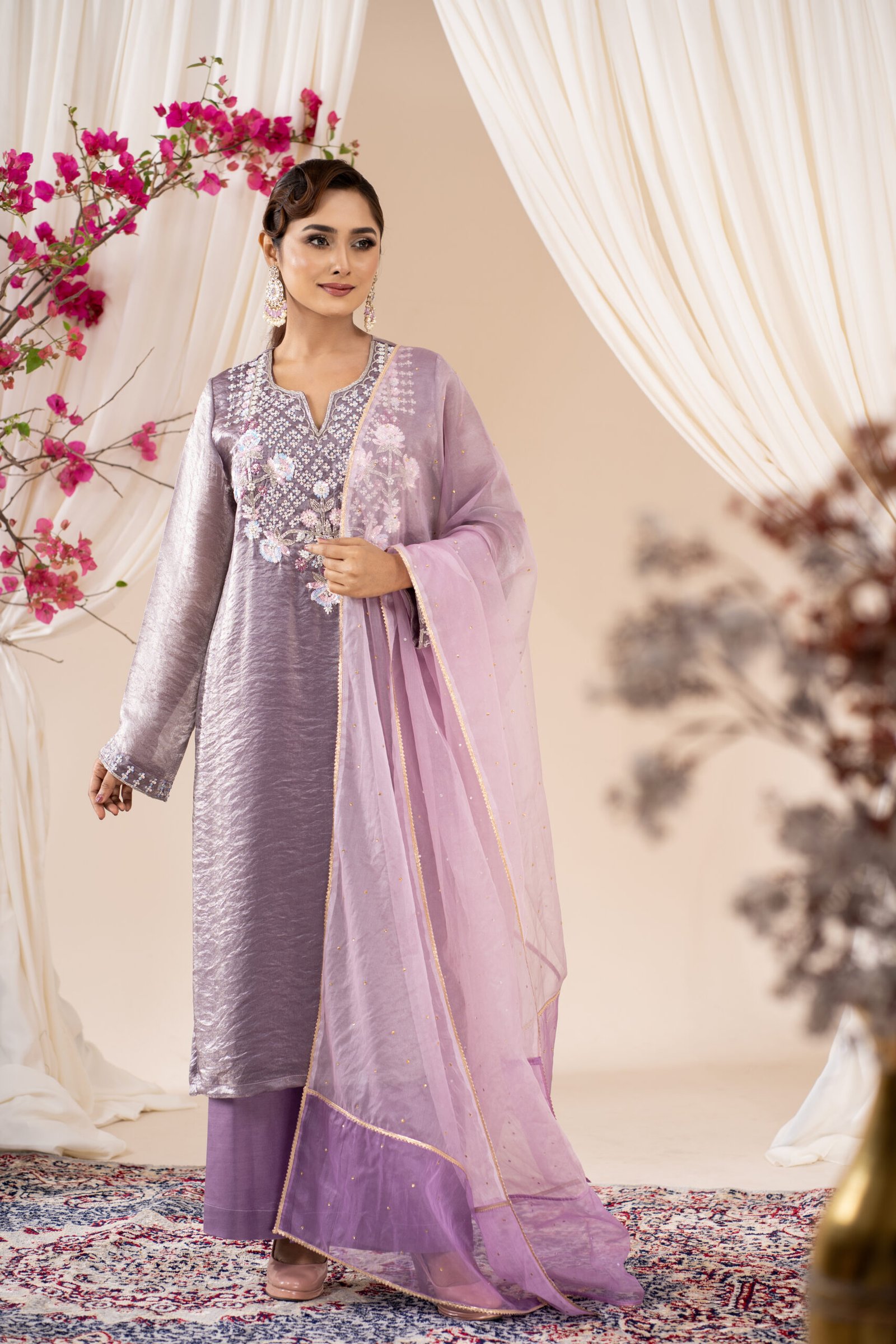 ARI00537 Women’s Three Pieces Set Amriss Festive Wear - Image 1