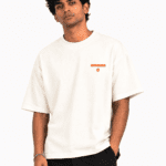 Drop Shoulder Oversized Tee Amriss Off-White Men's Urban Fashion T-Shirt