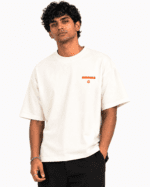 Drop Shoulder Oversized Tee Amriss Off-White Men's Urban Fashion T-Shirt